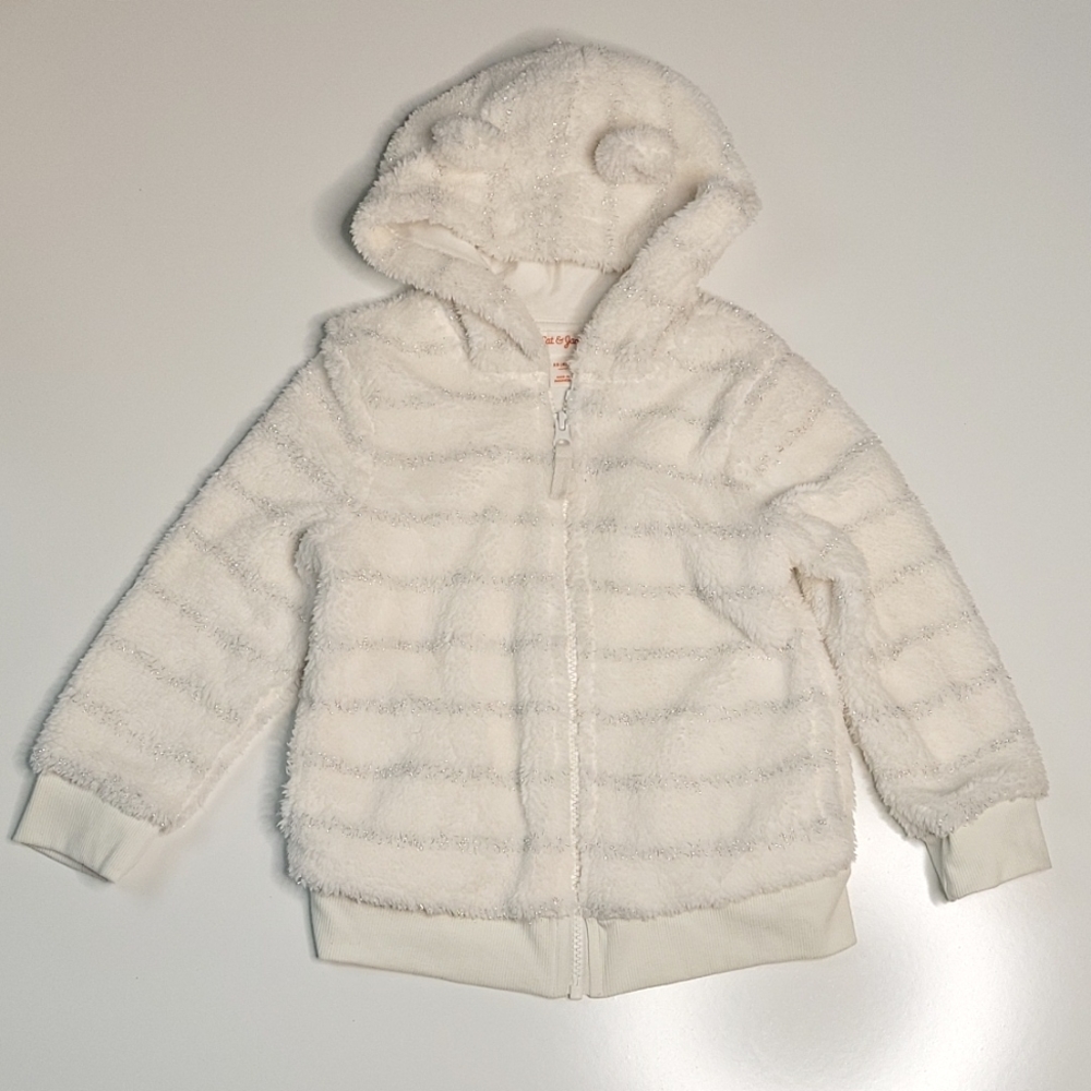 Girls zip up sweatshirt size 4